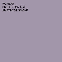 #A196AA - Amethyst Smoke Color Image